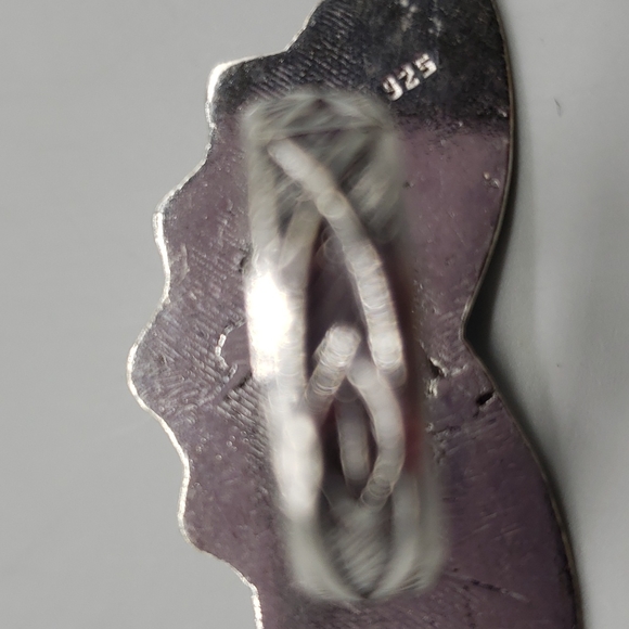 Moonstone bat ring - Picture 5 of 8